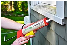 As part of our home sealing service, we'll caulk around your window frames and doors, ensuring there are no gaps for pests.